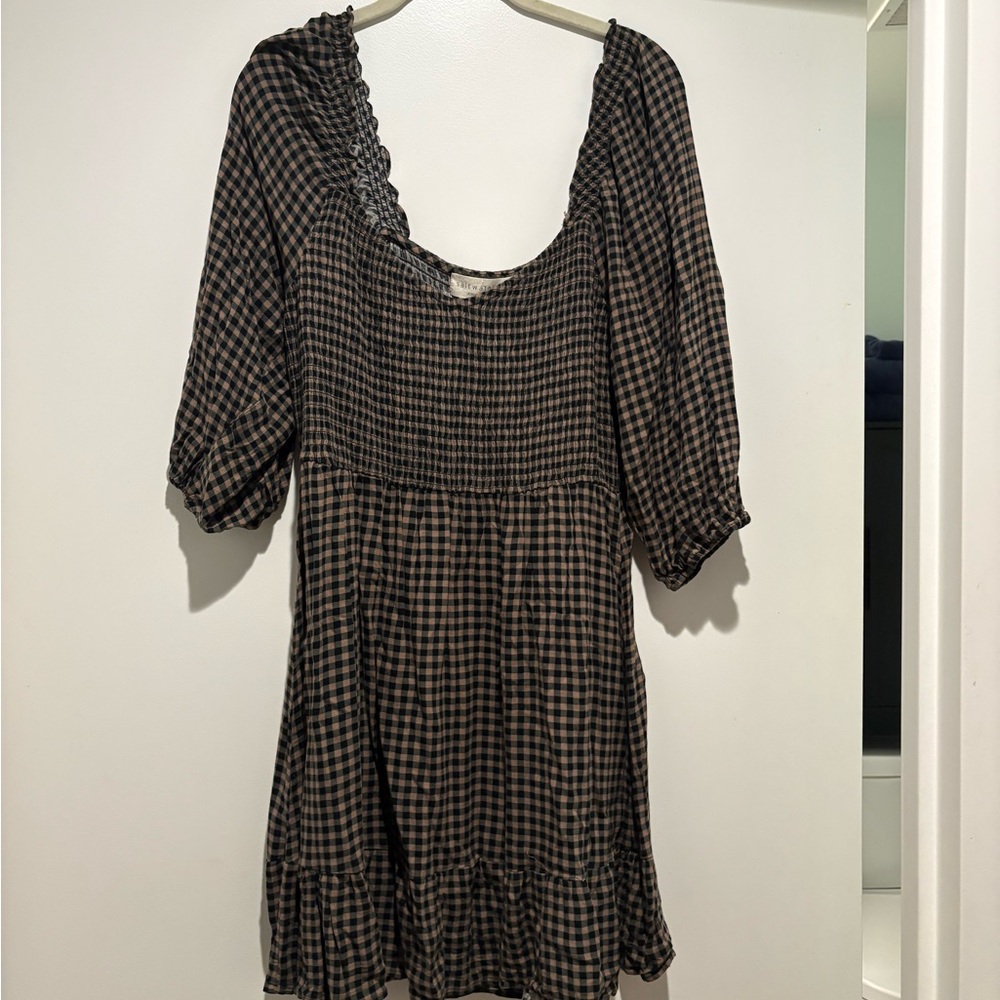 Saltwater Luxe Plaid Checkered Dress